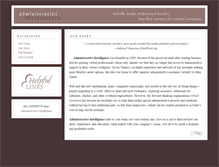 Tablet Screenshot of administrativeintelligence.com